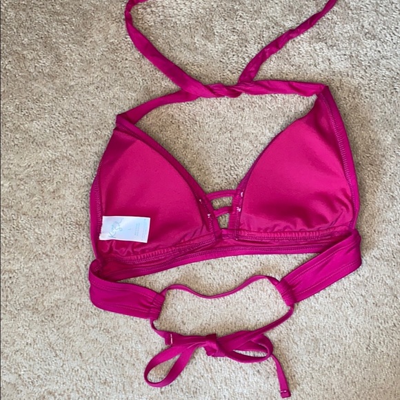 Pink Triangle Bikini Top - Picture 5 of 6